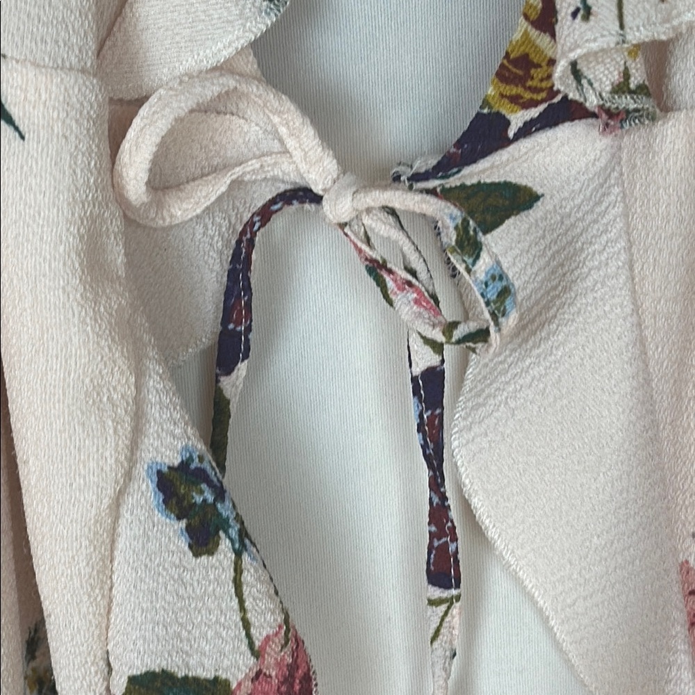 Floral Ruffle Swim Coverup - Picture 3 of 9